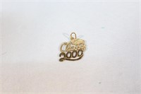 14kt Gold Class of 2000 Charm