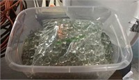 Vase filler beads - small tote with vase clear