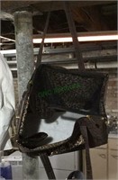Animal carrier - brown with leopard skin interior