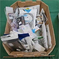 box of misc items