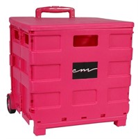 FM7523  Everything Mary Pink Storage Cart, Collaps