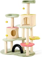 Flower Cat Tree Tower  59 Inches