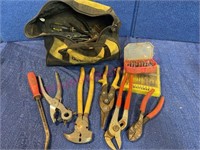 Fence pliers -leather punch -misc tools