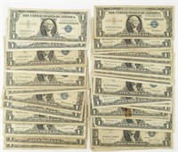 Coin 43 Silver Certificates 3 Star Notes