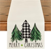 SEALED-Merry Christmas Trees Table Runner x2