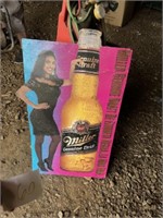 miller beer sign