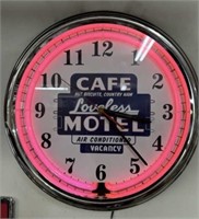 Cafe Loveless Motel Clock - Electric