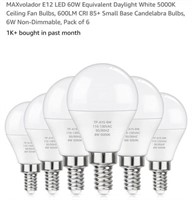 MSRP $10 Set 6 Light Bulbs