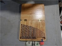 Skilcraft Drill Bits in Wood Case Missing
