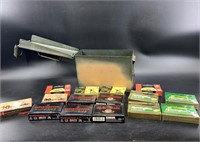 Metal ammo canister w/ 5 boxes of WINN XP 12 GA by