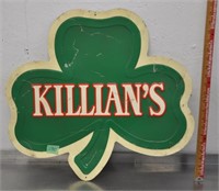 Killian's beer metal sign