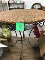 bent iron table lot