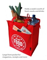 Fresh Food Only Reusable Grocery Tote Bag
