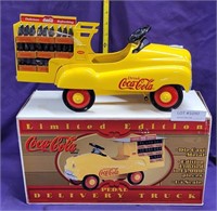 DIE-CAST LIMITED EDITION COCA-COLA PEDAL CAR