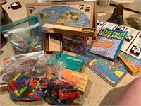 MORE VINTAGE LEARNING AIDS, PUZZLES, MAPS