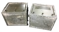 2 - Large Military Surplus / Ammo Style Boxes