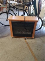 Artificial fireplace heater