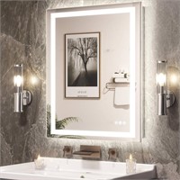 LED Bathroom Mirror with Dual Lights