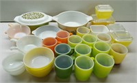 Lot of Fire-King Cups & Pyrex