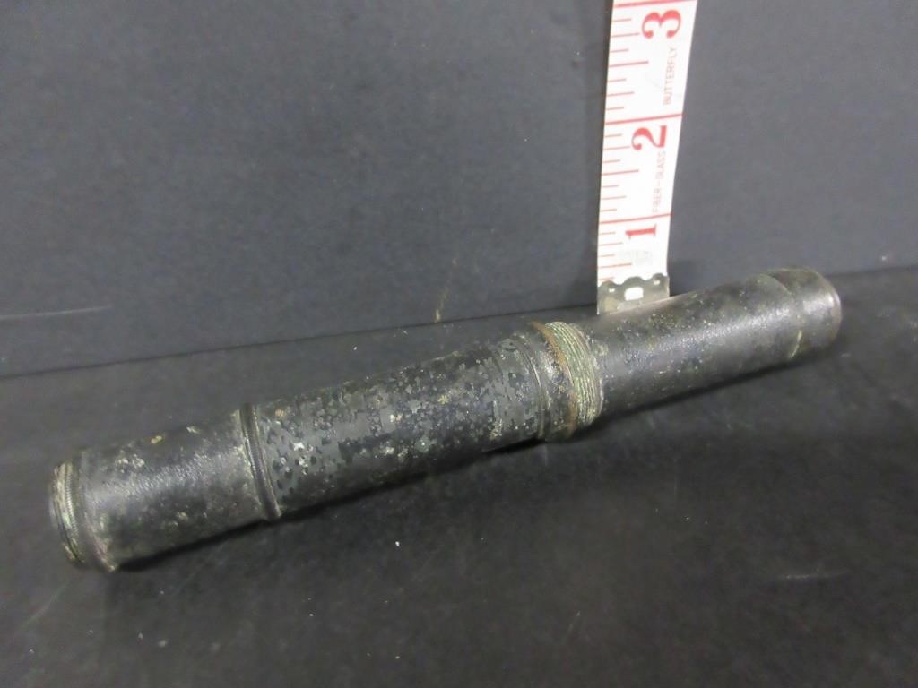EARLY BRASS TELESCOPE POSSIBLY MILITARY