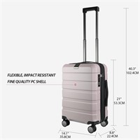 KROSER 20-Inch Spinner Carry-On