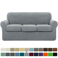 Sofa/3-Seater  Subrtex Grid Sofa Cover with Cushio