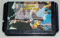 Sega Genesis Super Two In One Game - Cartridge ony