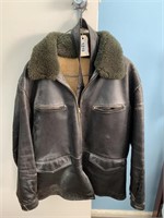 Vintage Leather Jacket Small Medium Size