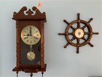 Wall Clock and Barometer. Clock 300x600.