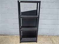 Black Plastic Shelving 23x53"