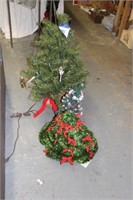 3 ARTIFICIAL CHRISTMAS TREES LOT