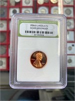 INB CERTIFIED 2004-S LINCOLN 1C DCAM GEM PROOF