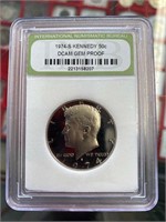 INB CERTIFIED 1974-S KENNEDY DCAM GEM PROOF