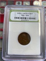 INB CERTIFIED EARLY LINCOLN WHEAT CENT - 1936