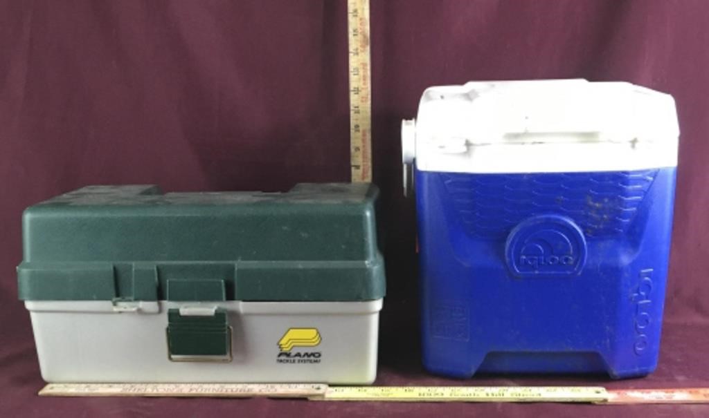 Plano Tackle Box & Igloo Cooler