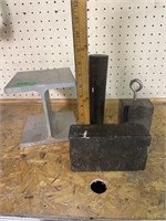 Metal I- beam/ anvil block/ metal tools