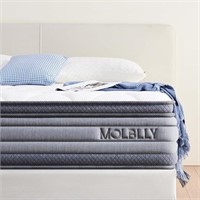 SEALED-Queen Mattress, Molblly 10 Inch Matelas Que