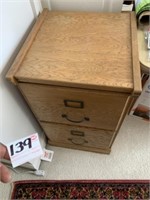 Oak File Cabinet