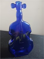 Cobalt Blue Glass Bottle -