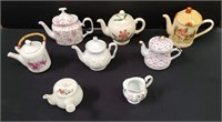 Various Ceramic Tea Pots