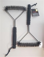 **2PCS**FLAME PRO WIRE GRILL BRUSH 12"