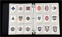 Note book with 396 US Military patch cards