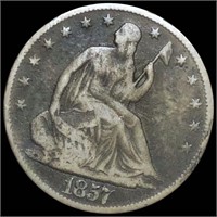 1857-O Seated Liberty Half Dollar NICELY CIRC
