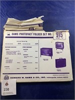 Vintage Sams Photofact Folder No 915 TVs