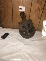 Vintage Iron Well Pulley