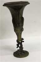 Bronze Goat Head Vase
