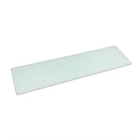 (2 PCs)7 in. X 18 in wall shelves.(GLASS ONLY)