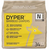 DYPER Bamboo Baby Diapers Size Newborn | Natural