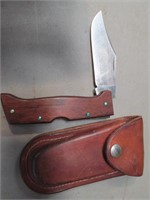 folding knife and case