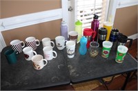 Mugs, cups, bottles